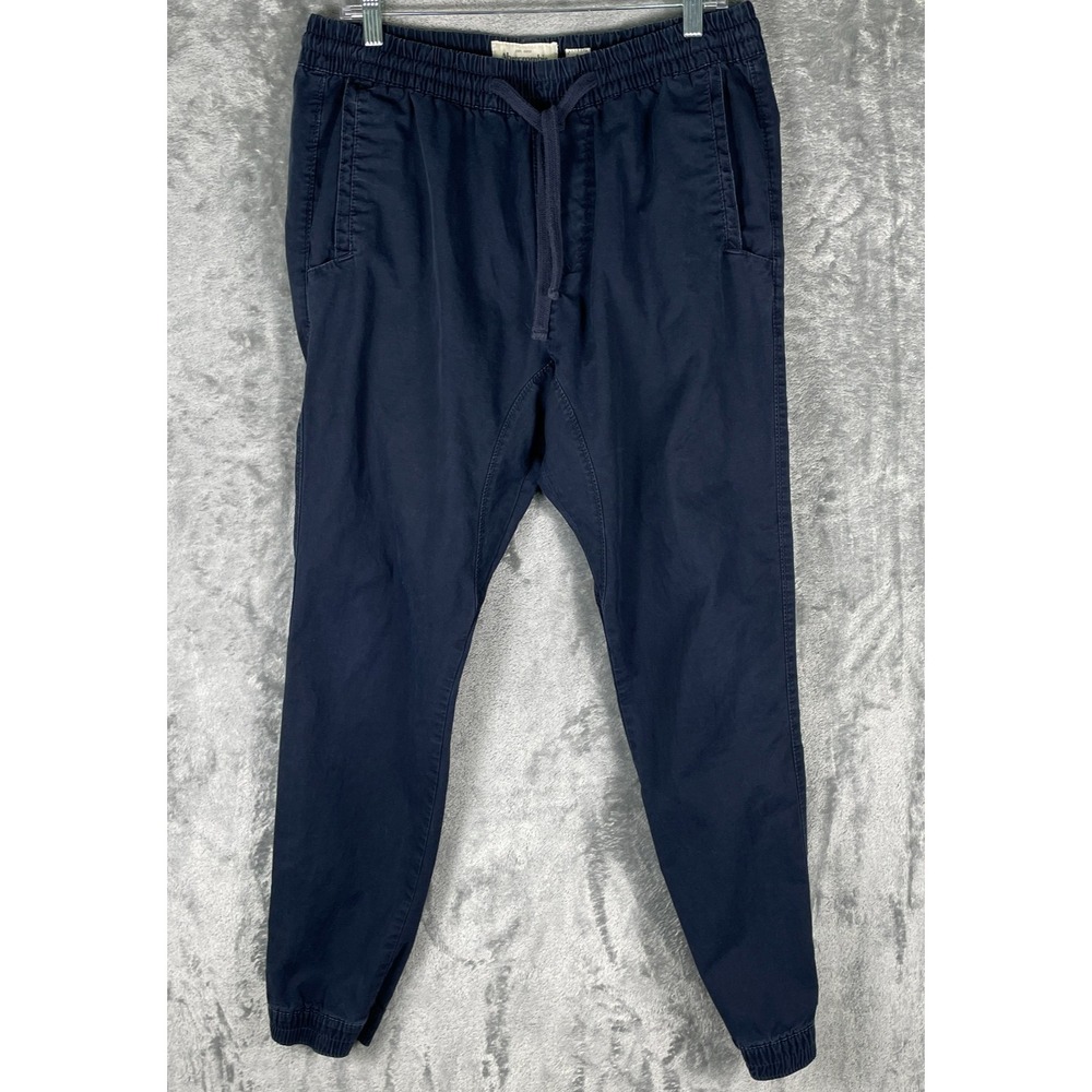 Abercrombie & Fitch Joggers Pants Mens Large Blue Cotton Beachy Casual Y2K